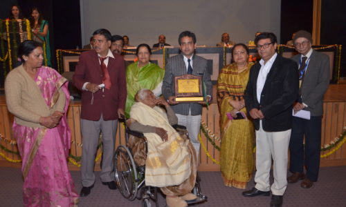 2015 Awardee

Dr. Parag Sharma, Scientist, National Physics Laboratory, New Delhi, has received “Dr. O. P. S. Sengar Memorial Young Scientist Award” 2015 for his outstanding scientific contribution in 3rd International Conference on Nano structured Materials and Nano composites (ICNM 2015) at Hindustan College of Science and Technology, Farah (Matura) U. P. The award was given by Mrs Laxmi Kunwar Sengar (wife of late Dr. O. P. S. Sengar) with family members on 14th Dec 2015.